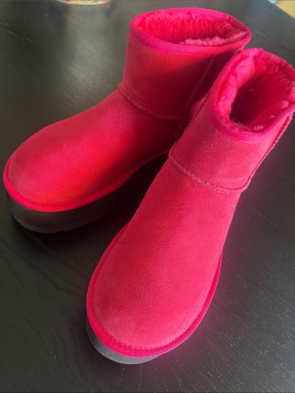 UGG classic ultra mini platform in Taffy pink